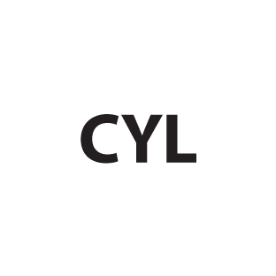 CYL inside a white diamond shape